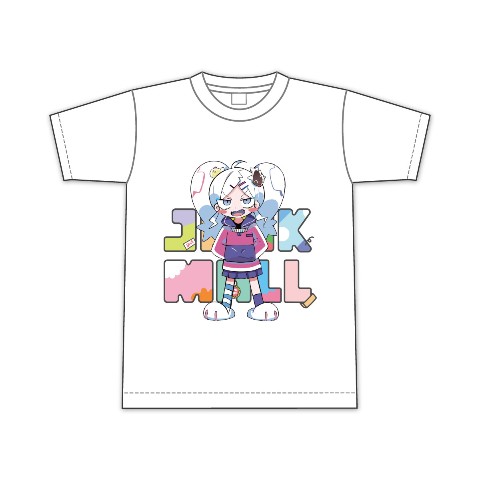 【寺田てら】ジャンクモール Tシャツ ≪ラビ≫ ホワイト（XLサイズ）