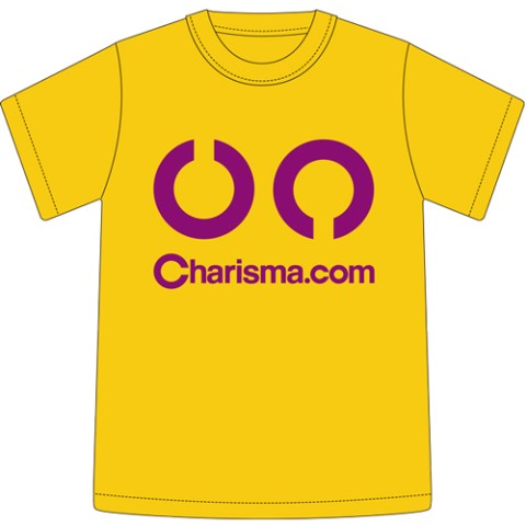 【Charisma.com】 ロゴTシャツ　サンイエロー　S