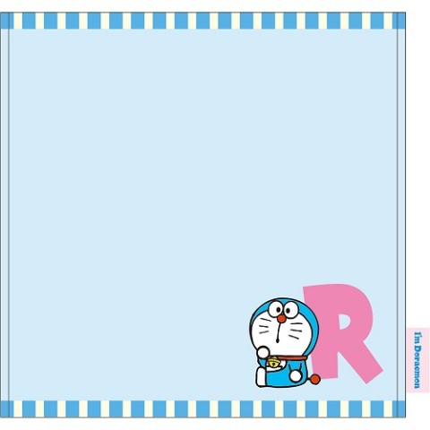 【ドラえもん】I’m Doraemon イニシャルタオル Ｒ