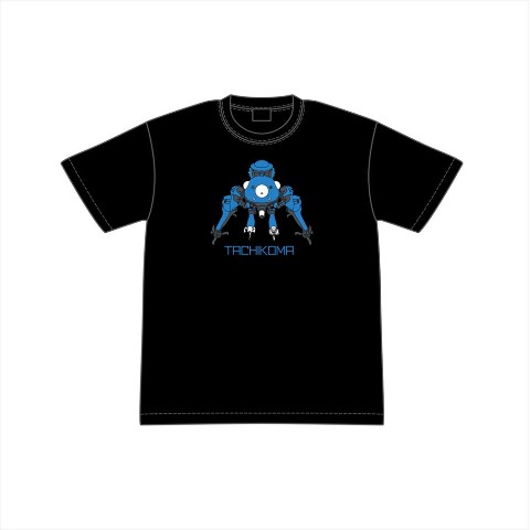 【攻殻機動隊】SAC_2045 タチコマ黒Tシャツ L