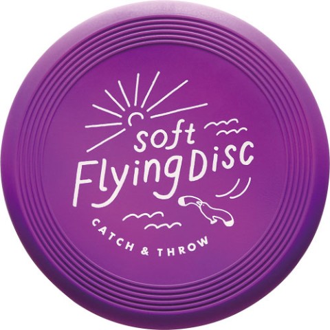 【やわらかフリスビー】SOFT FLYING DISC（パープル）