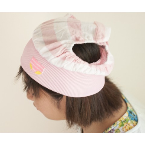 ぱんつ帽子<ピンク縞パン>