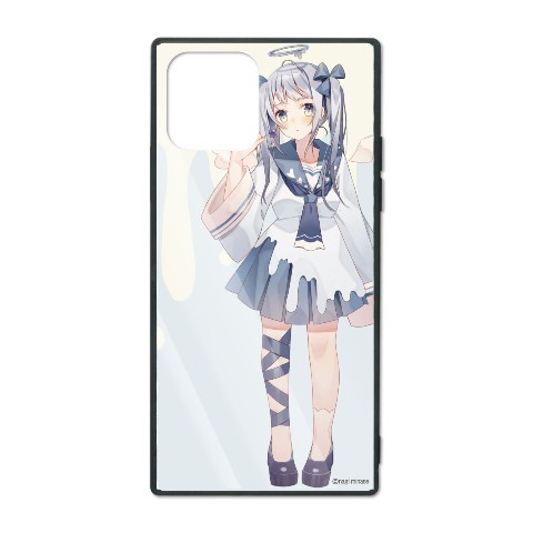 【みなせなぎ】melty angel　スクエア ハイブリッドiPhoneケース 背面ガラス　iPhone(7/8用)