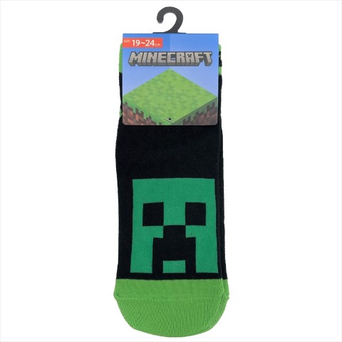 【Minecraft】クリーパーBK靴下 19-24cm