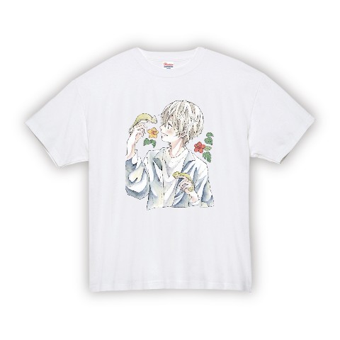 【アニマルハウスユーキ】Tシャツ　カメレオン　XL　WHITE