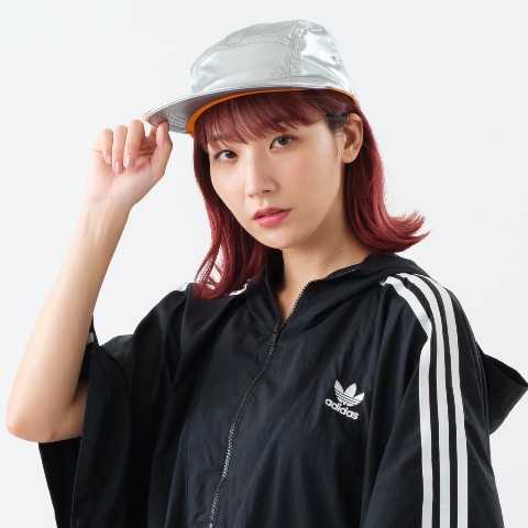 REALISE(リアライズ) 【PS-HD-001】 ジェットキャップ/CAMP CAP （Rubberized 2way×Leather） (Silver、 S)