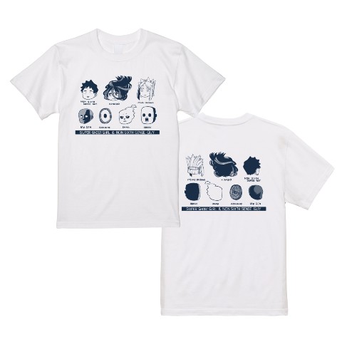 【池田恵介『最強地縛霊と霊感ゼロ男』】Tシャツ ホワイト（XLサイズ）