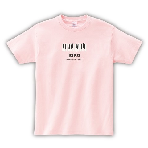 【RIKO】Tシャツ ライトピンク（XLサイズ）