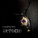【zerone-ゼローネ-】薔薇と棺のネックレス　アメジスト