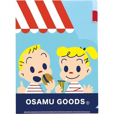 【OSAMU GOODS】A5 3ポケットファイル カフェ