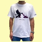 【Minecraft】Tシャツ エンダードラゴン ホワイト（XSサイズ）