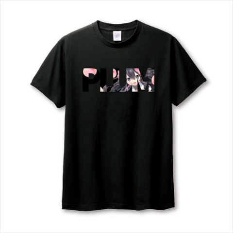 【プラム】 Tシャツ BK ロゴ XL