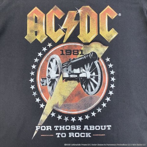 【バンド】AC/DC ロングTシャツ A柄（Lサイズ）