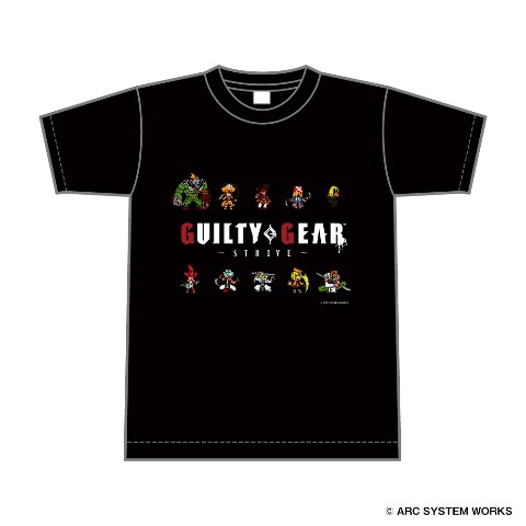 【GUILTY GEAR -STRIVE-】Tシャツ Black　XL
