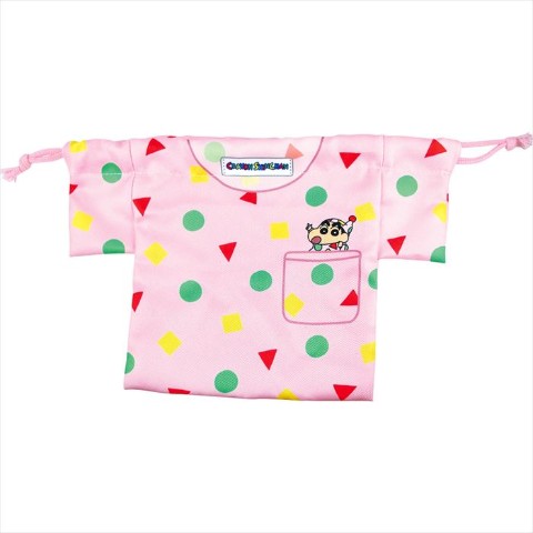 【クレヨンしんちゃん】パジャマ型巾着 ピンク