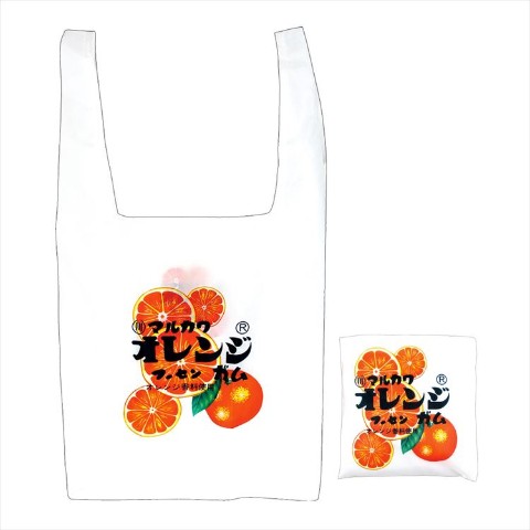 【お菓子エコバッグ】マルカワフーセンガム　オレンジ