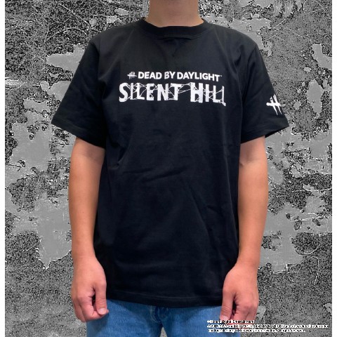 【SILENT HILL x Dead by Daylight】Tシャツ ブラック ロゴ M