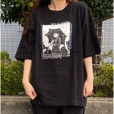 【WEDNESDAY】ヴィンテージ加工Tシャツ（フリーサイズ）