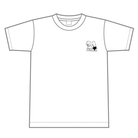 【かが屋】Tシャツ WHT（Lサイズ）