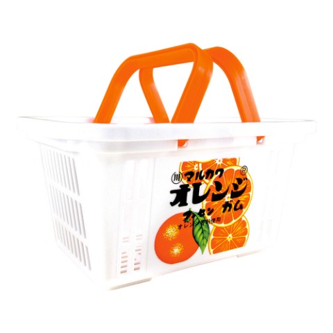 【フーセンガム】ミニキャラバスケット マルカワフーセンガムオレンジ
