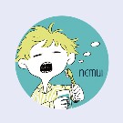 【マッシ】缶バッジ（NEMUI）