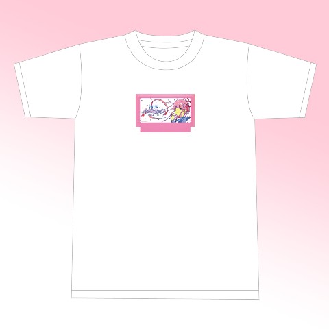 【初恋インビテーション】Tシャツ《カセット》WH（XLサイズ）