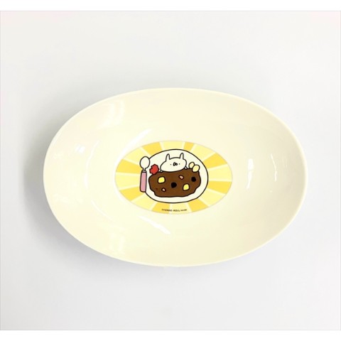 【うさぎ帝国】カレー皿