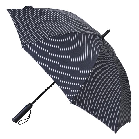 【扇風機付き日傘】ファンファンパラソル レジメンタル 60cm