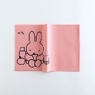 【ミッフィー】PVCブックカバー（pink）