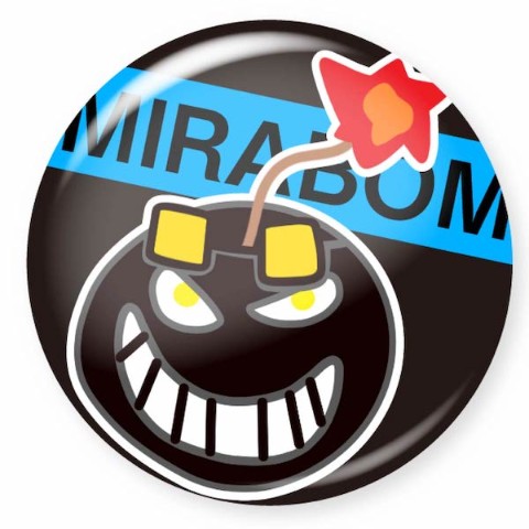 【MIRABOM】缶バッジ BK