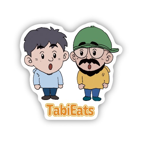【TabiEats】ステッカー ふたり　Sticker "Futari"