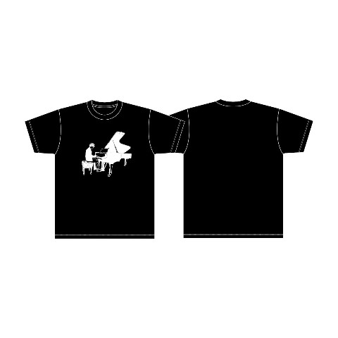 【よみぃ】プリントTシャツ BK（Lサイズ）