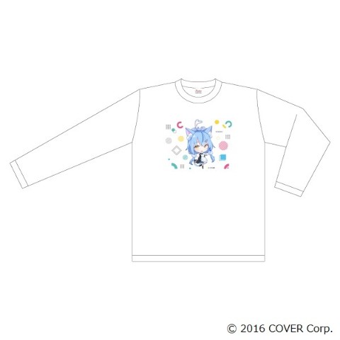 【ホロライブ5期生】ロングスリーブTシャツWH　雪花ラミィ　XL