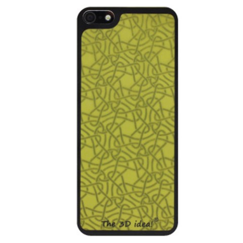 【The 3D idea】【iPhone5/5s】Skin Sticker 【Knots YELLOW】【iPhone5/5sフィルム】