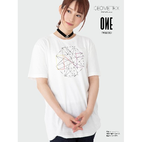 【GEOMETRIX】ONE GEOMETRIX Tシャツ（ホワイト/Lサイズ）