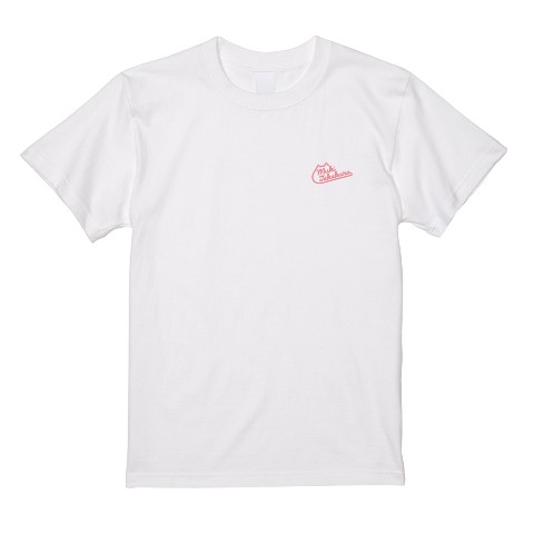 【高倉むき】 Tシャツ WH　ロゴ　XL