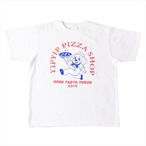 【yipyip2024ss】yipyipピザショップTシャツ