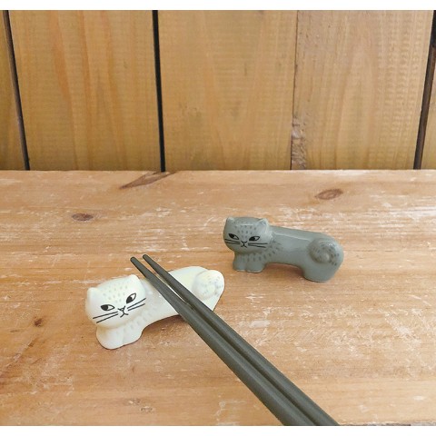 【FIKA】ネコ箸置き ホワイト