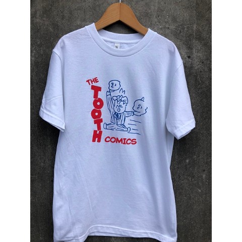 【歯のマンガ】トゥースコミックTシャツ(XL)
