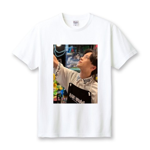 【澤邊寧央】Tシャツ　アップ　ホワイト　XLサイズ