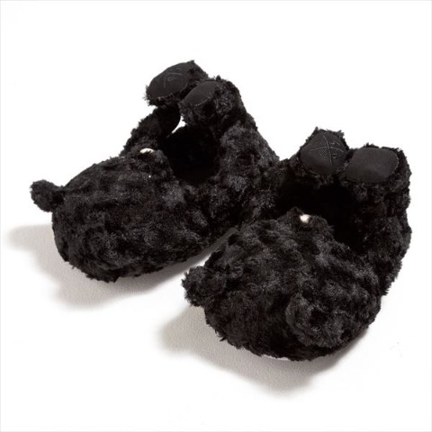 【TRAVAS TOKYO】Plush slippers【Black】