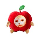 【りんご猫】サウンドキーホルダー