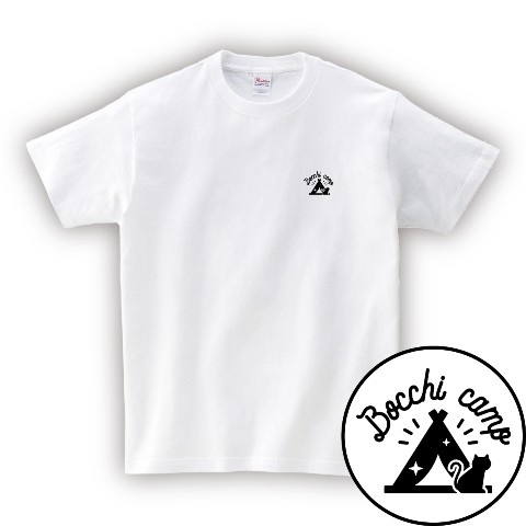 【ぼっち女camp】Tシャツ ホワイト Lサイズ