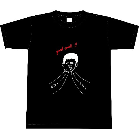 【岡田を追え!!】かほりTシャツ（黒）Lサイズ