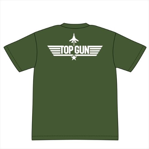 【トップガン】TOP GUN トップガン Tシャツ（オリーブドラブ/Lサイズ）