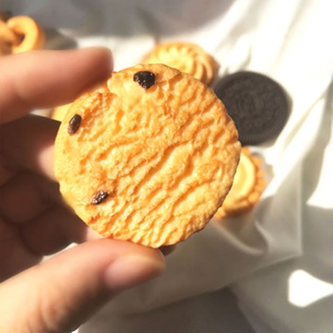 【＃kawaiiiii!】【チョコチップクッキー】手作りクッキーのヘアクリップ（ブローチにも）