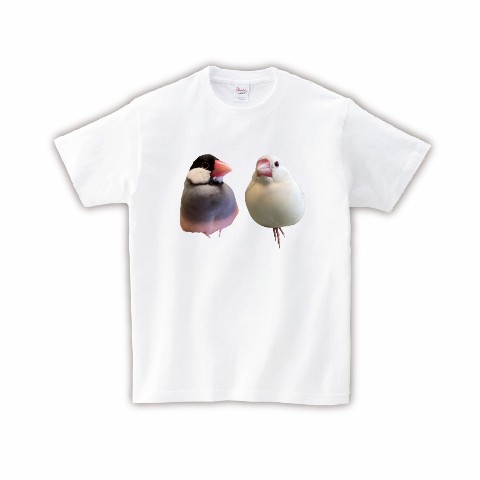 【週末養蜂】Tシャツ WH 文鳥ズ（XLサイズ）