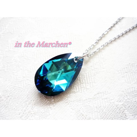 【in the Marchen*】「人魚の涙」ネックレス　３　淡く弾けて解ける魔法　ステンレス【in the Marchen*】