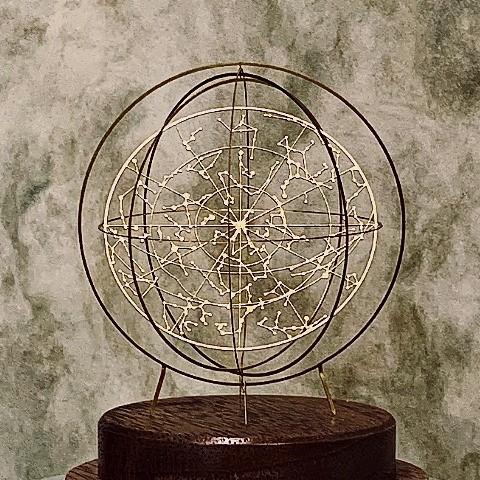 Celestial globe-ラウンド型天球儀-真鍮　Aタイプ