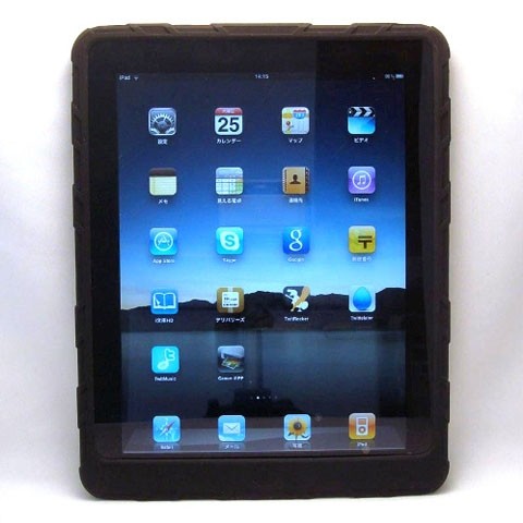 iPad カバー ソフトシリコン B-Type ブラック